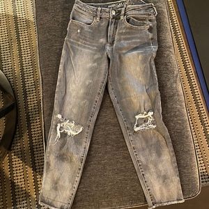 American eagle high rise jegging crop